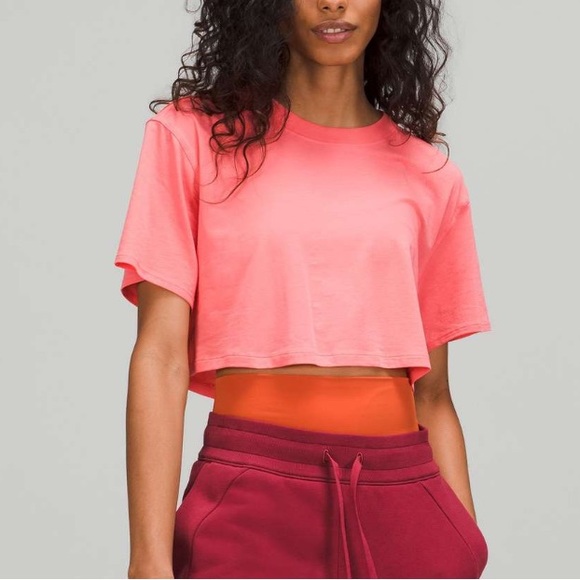 Lululemon All Yours Cropped T-Shirt - Picture 1 of 7